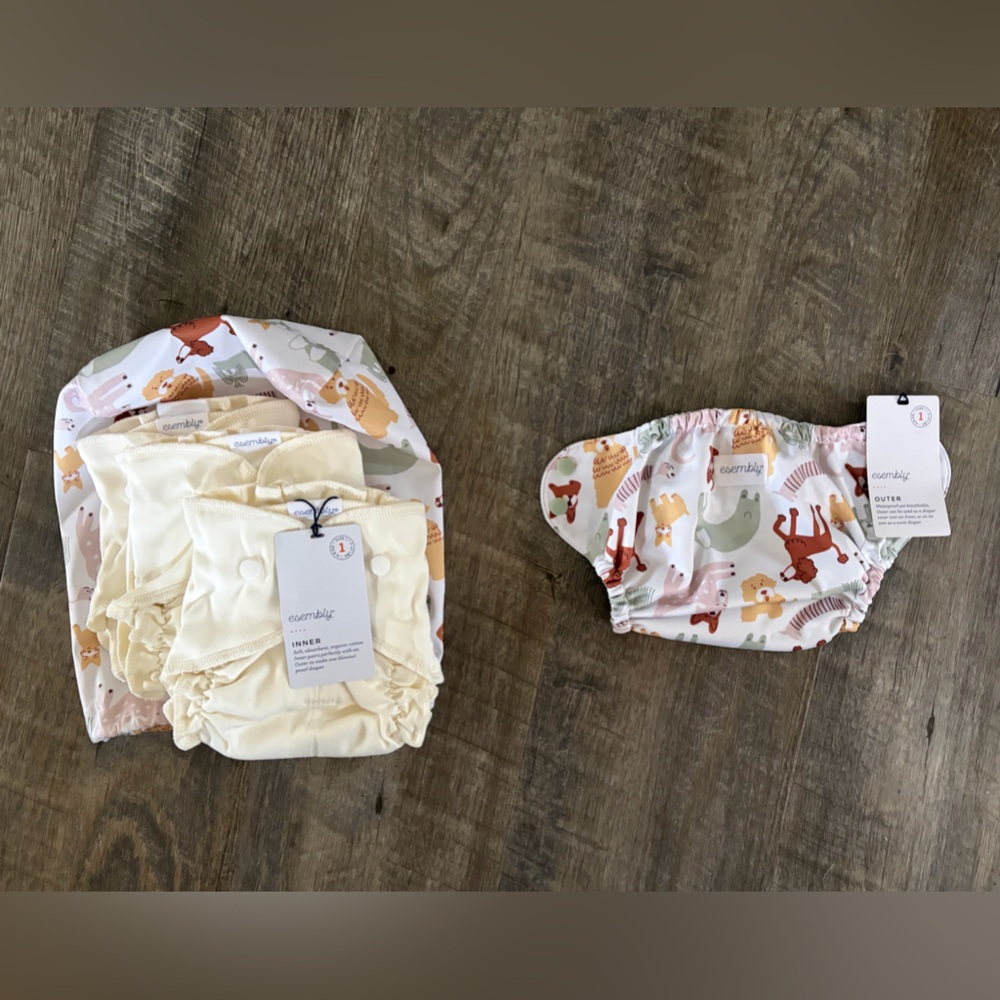 Esembly cloth diaper kit NWT